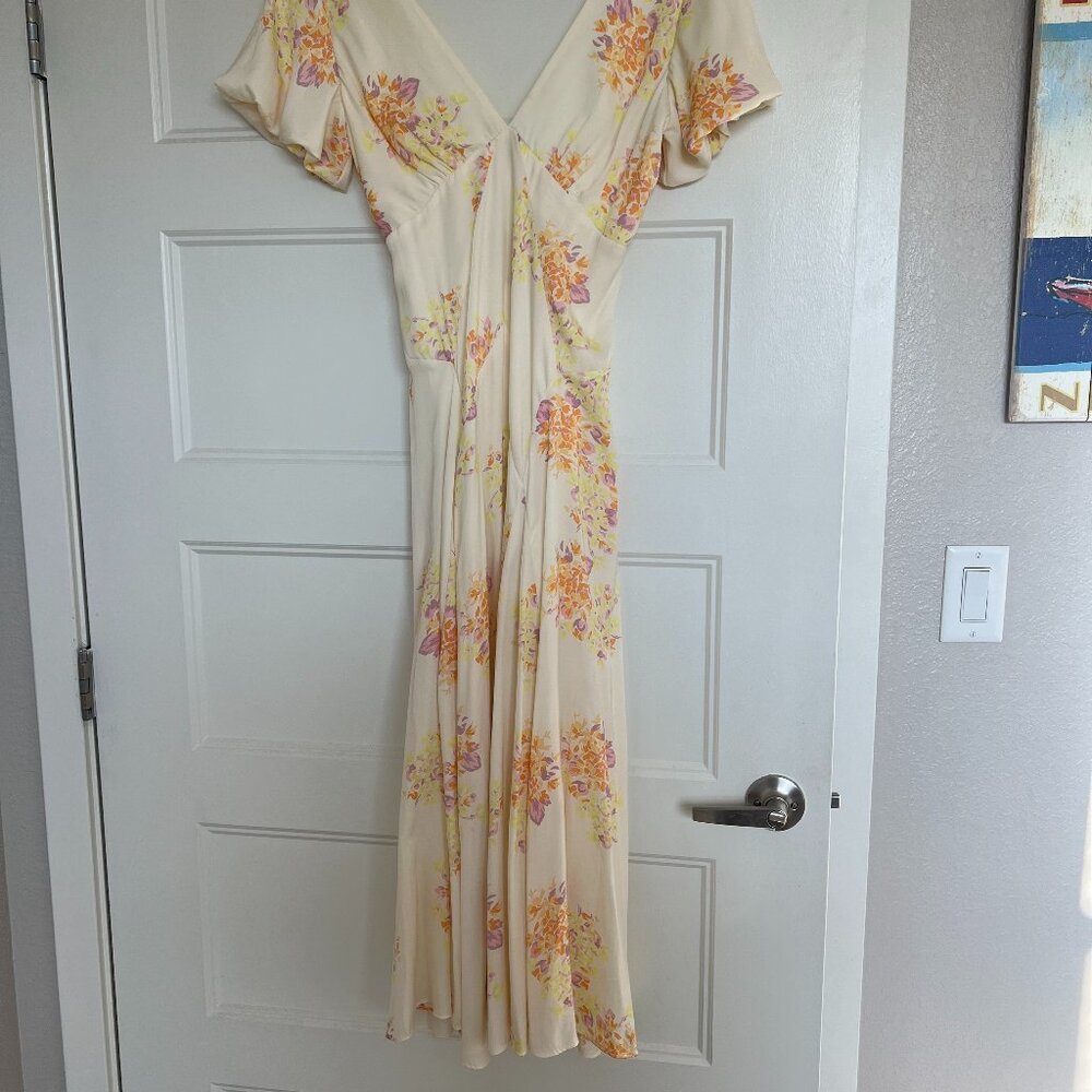 Laura Printed Midi Dress